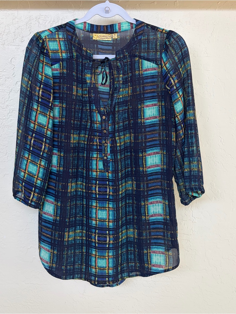 Princess Vera Wang Plaid Blouse